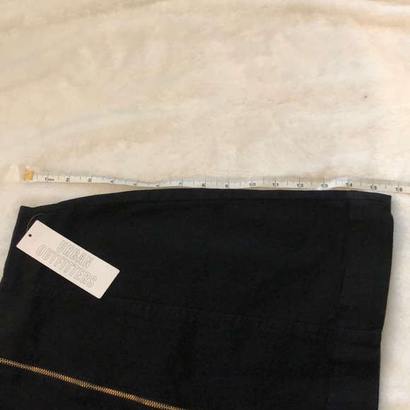 Black denim zipper skirt - Picture 9 of 9
